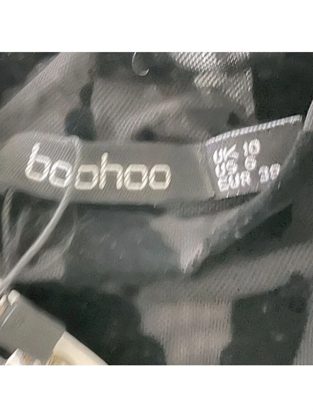 NWT Boohoo Leopard Flocked High Neck Bodysuit Size 6